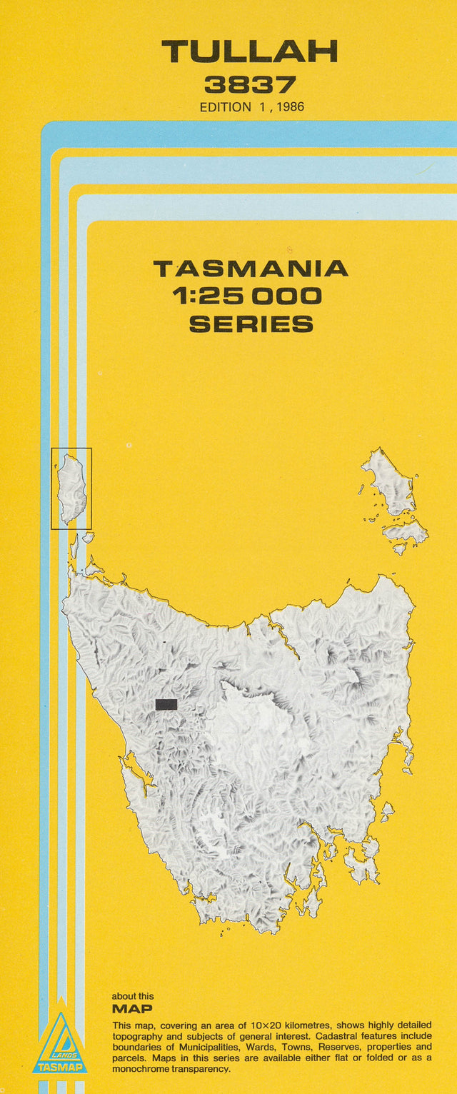 Cover of Tullah 3837 1:25 000 map