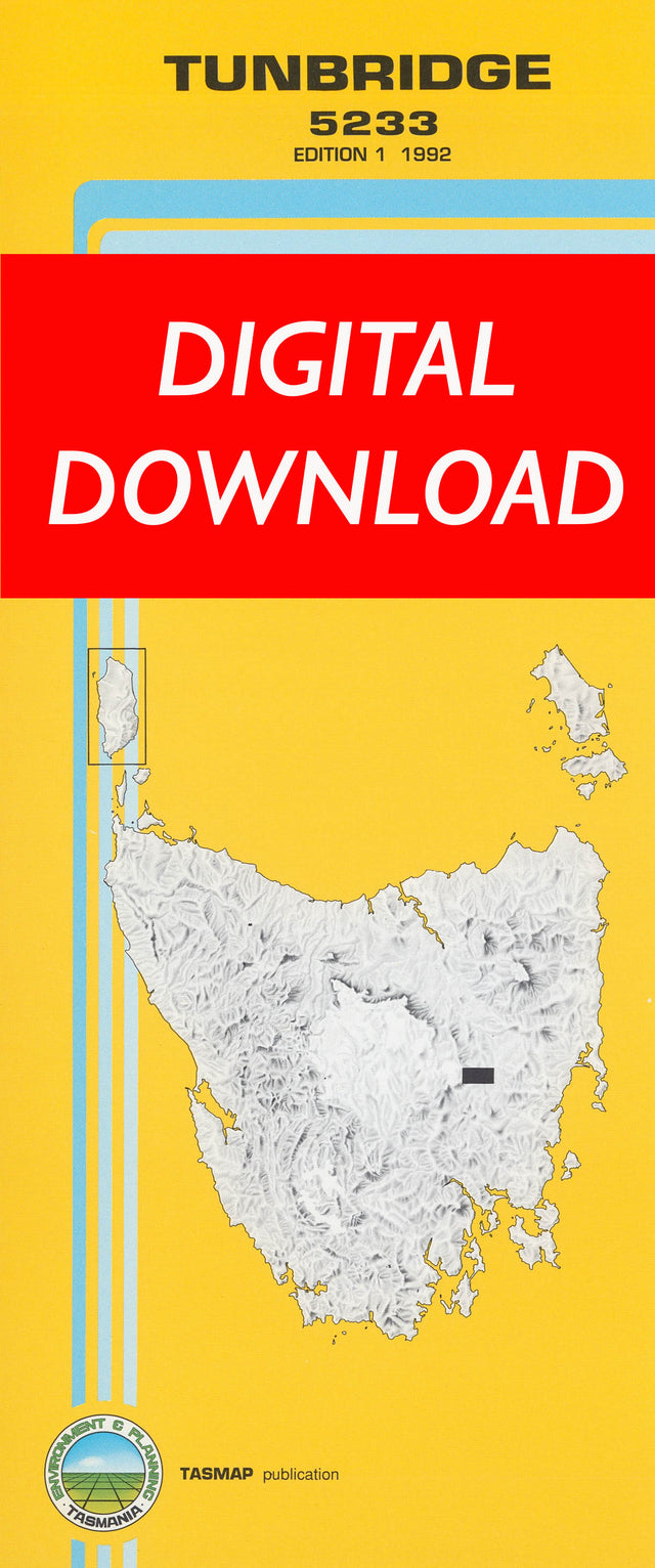 Cover of digital Tunbridge 5233 1:25 000 map