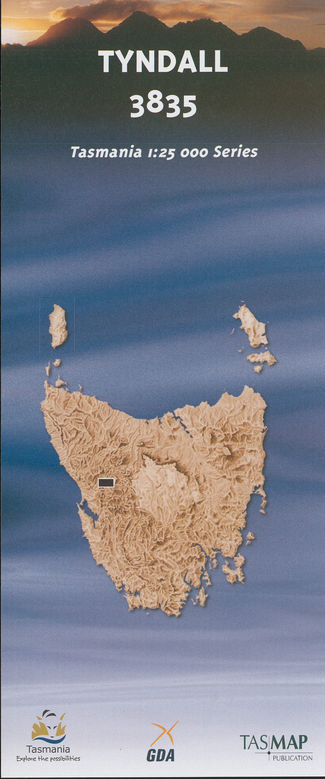 Cover of Tyndall 3835 1:25 000 map