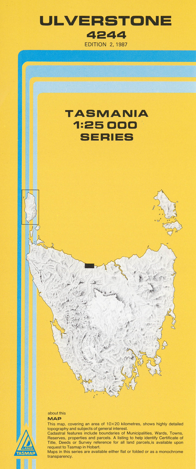 Cover of Ulverstone 4244 1:25 000 map