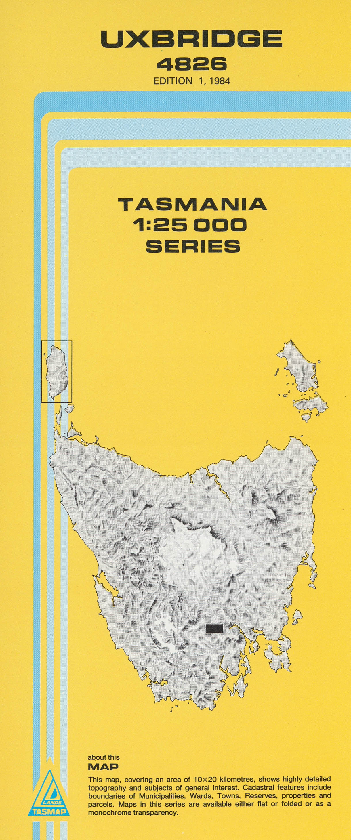 Cover of Uxbridge 4826 1:25 000 map