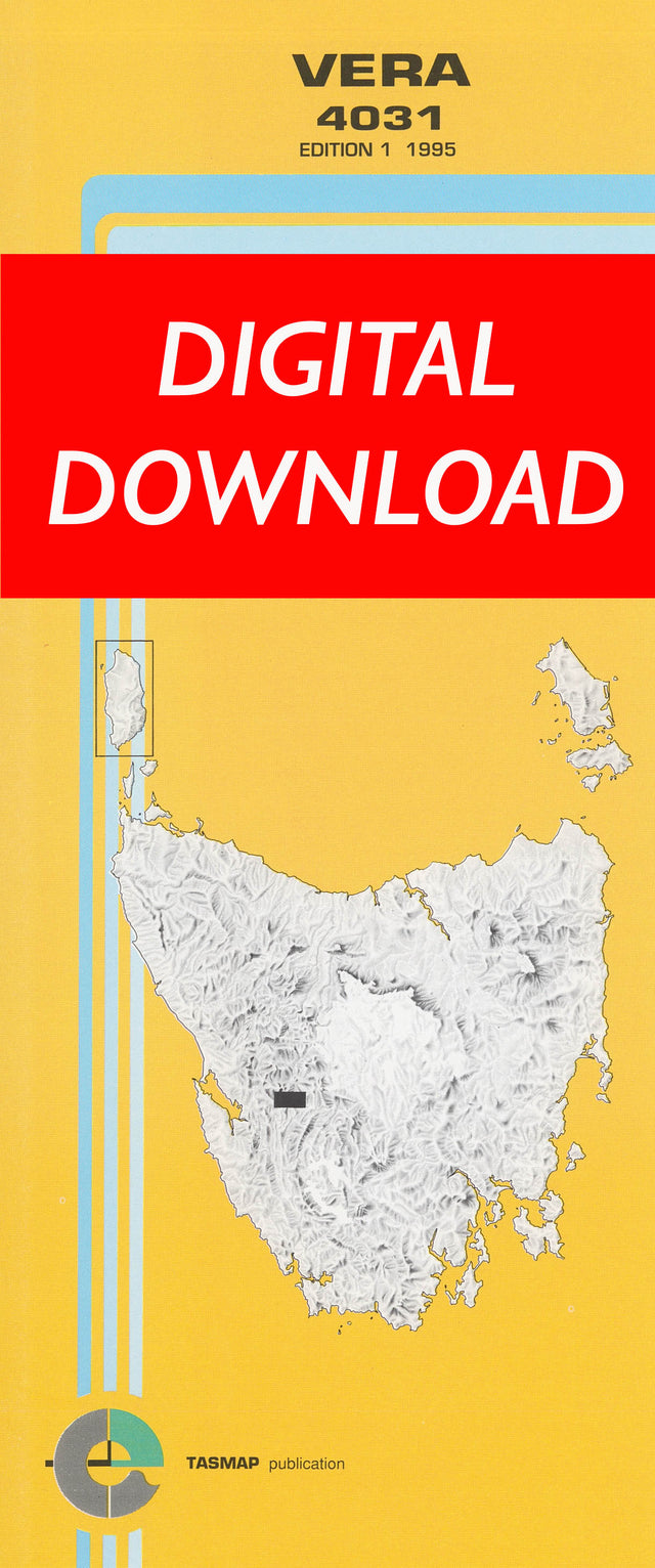 Cover of digital Vera 4031 1:25 000 map