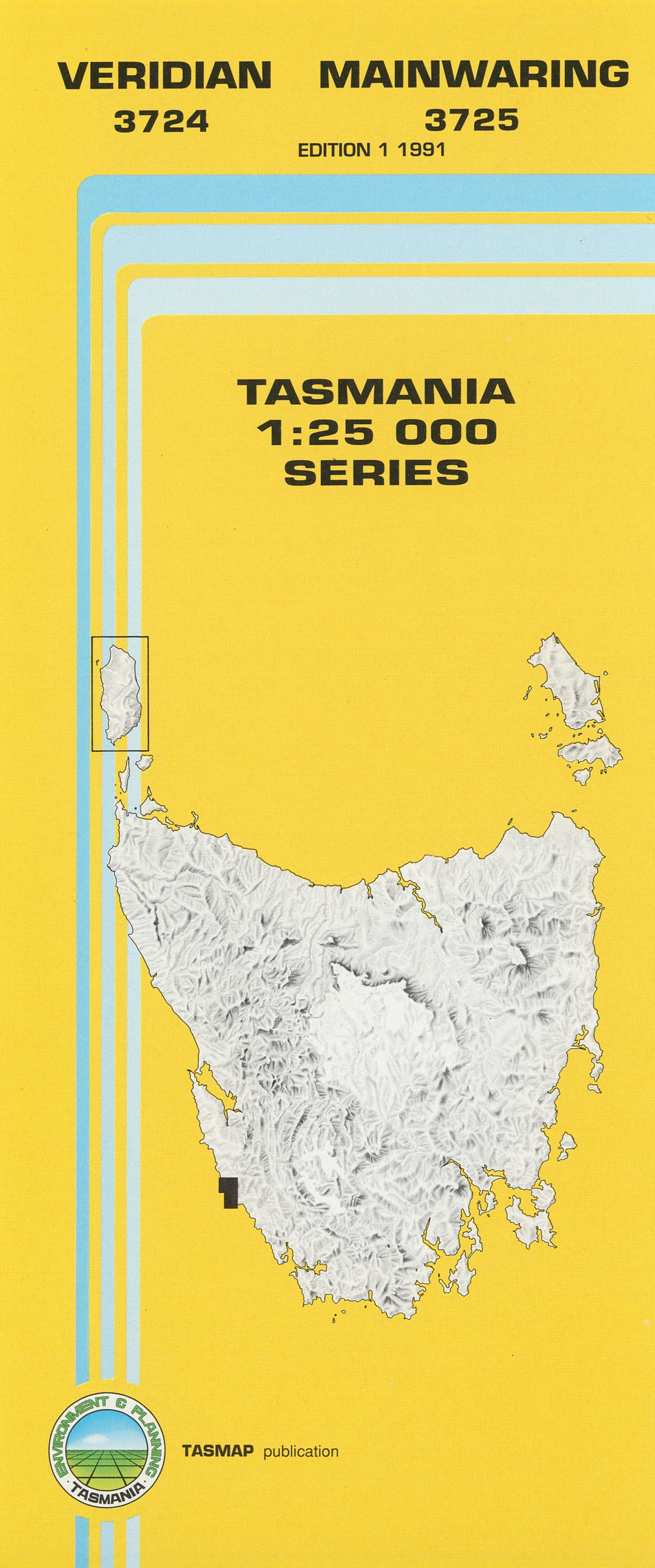 Cover of Veridian-Mainwaring 3724-3725 1:25 000 map