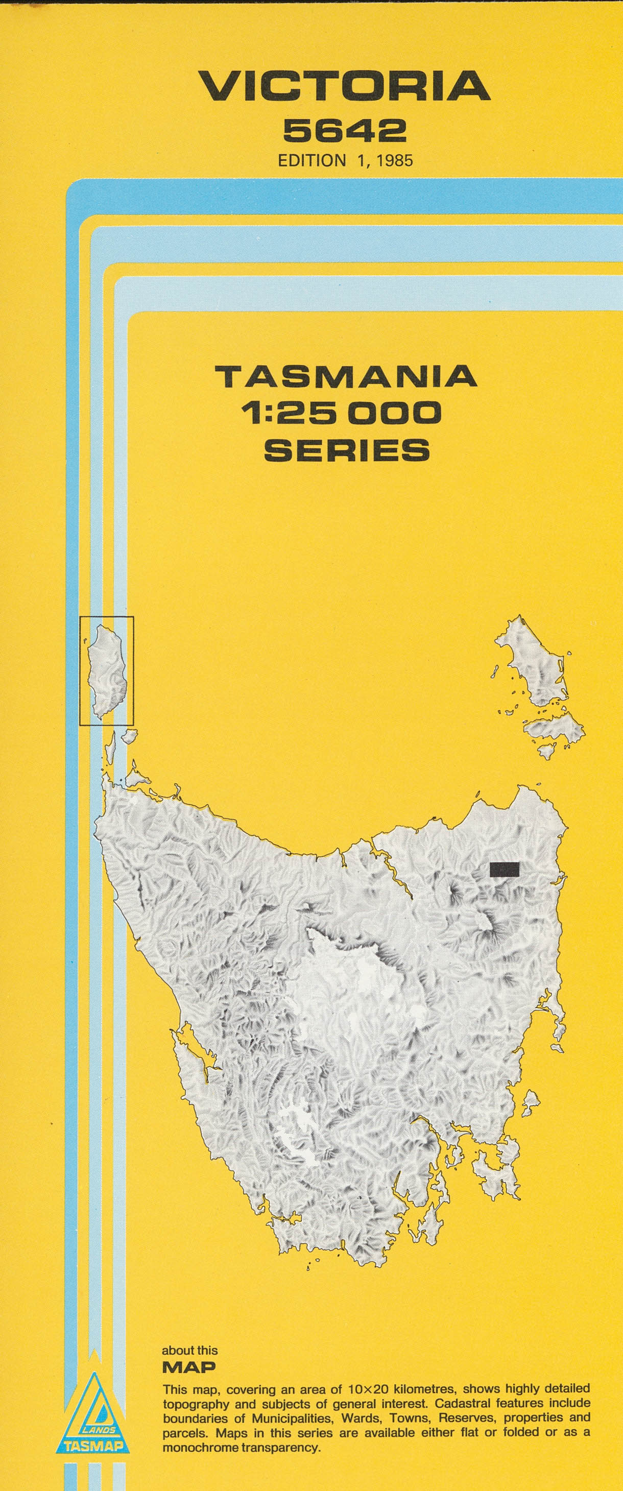 Cover of Victoria 5642 1:25 000 map