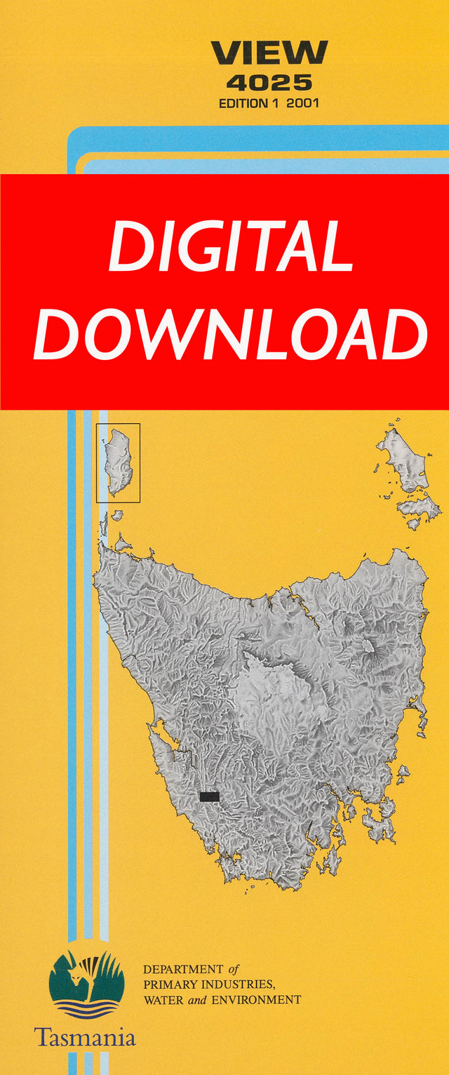 Cover of digital View 4025 1:25 000 map