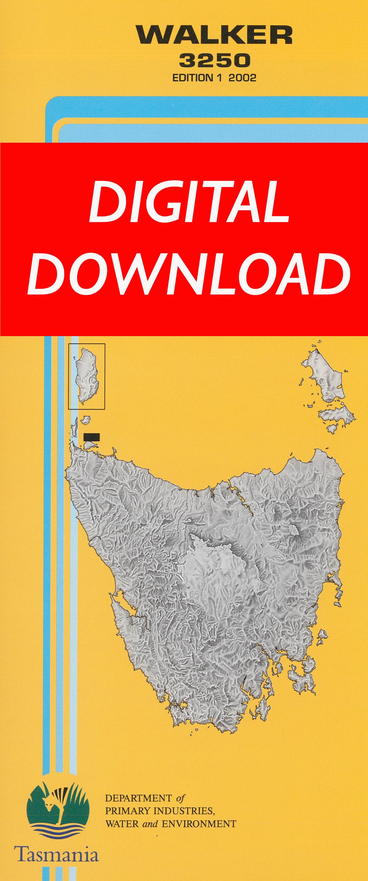 Cover of digital Walker 3250 1:25 000 map