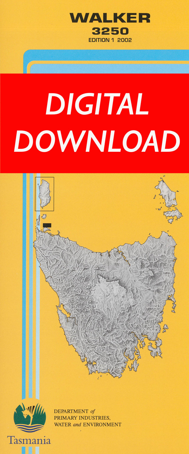 Cover of digital Walker 3250 1:25 000 map