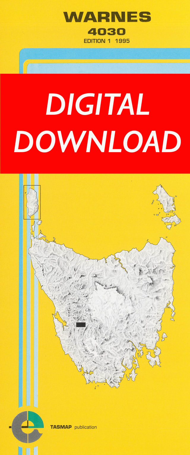 Cover of digital Warnes 4030 1:25 000 map