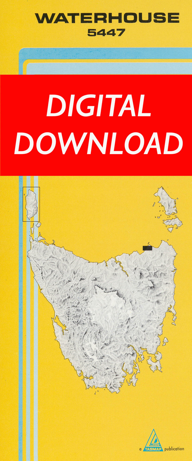 Cover of digital Waterhouse 5447 1:25 000 map