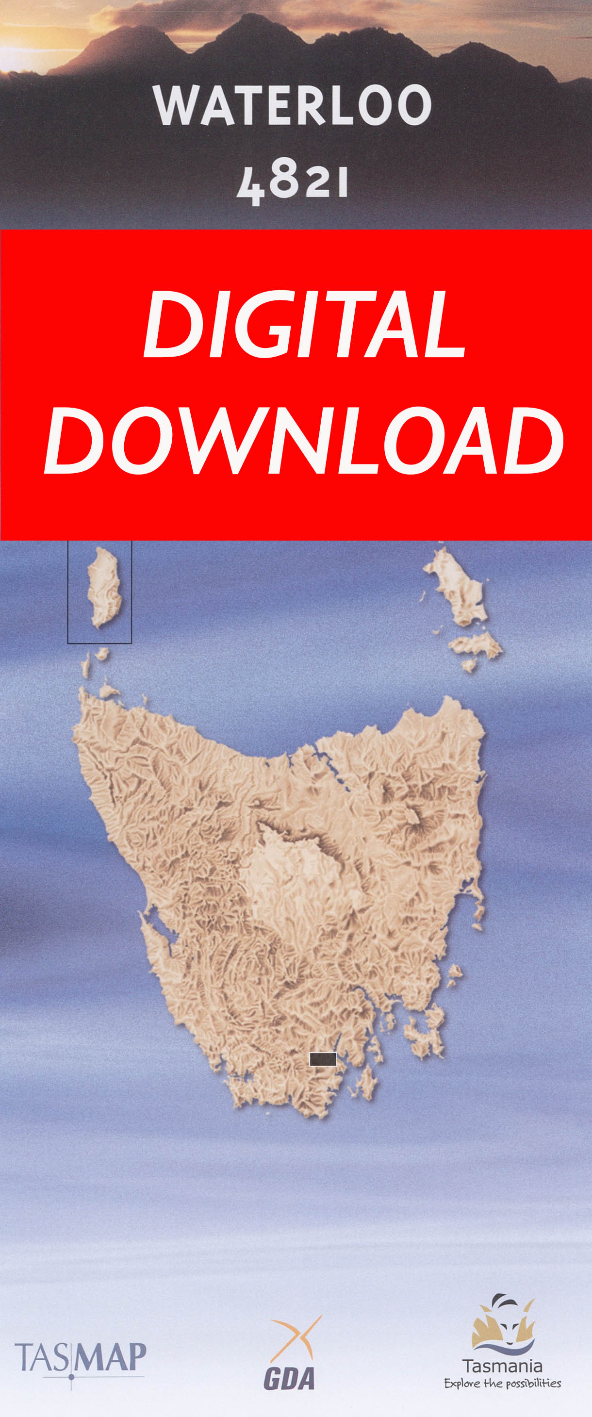 Cover of digital Waterloo 4821 1:25 000 map