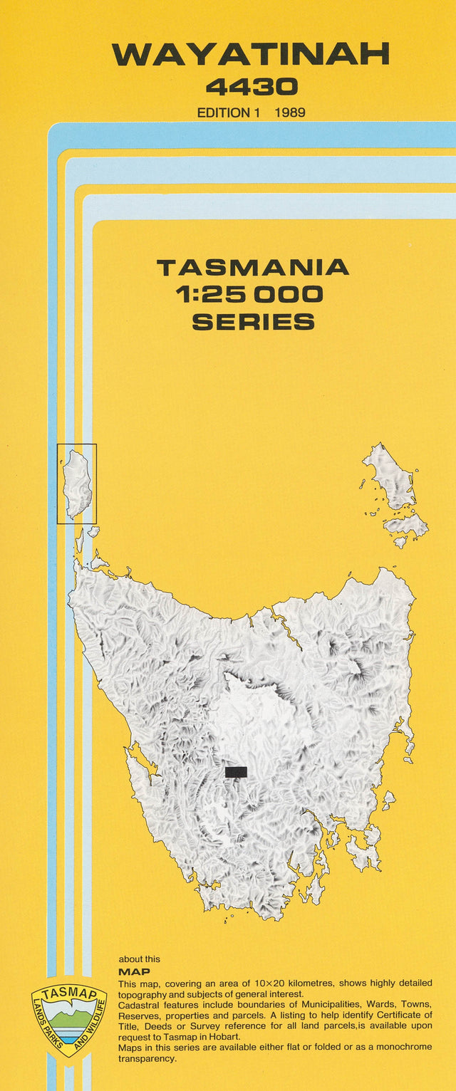 Cover of Wayatinah 4430 1:25 000 map