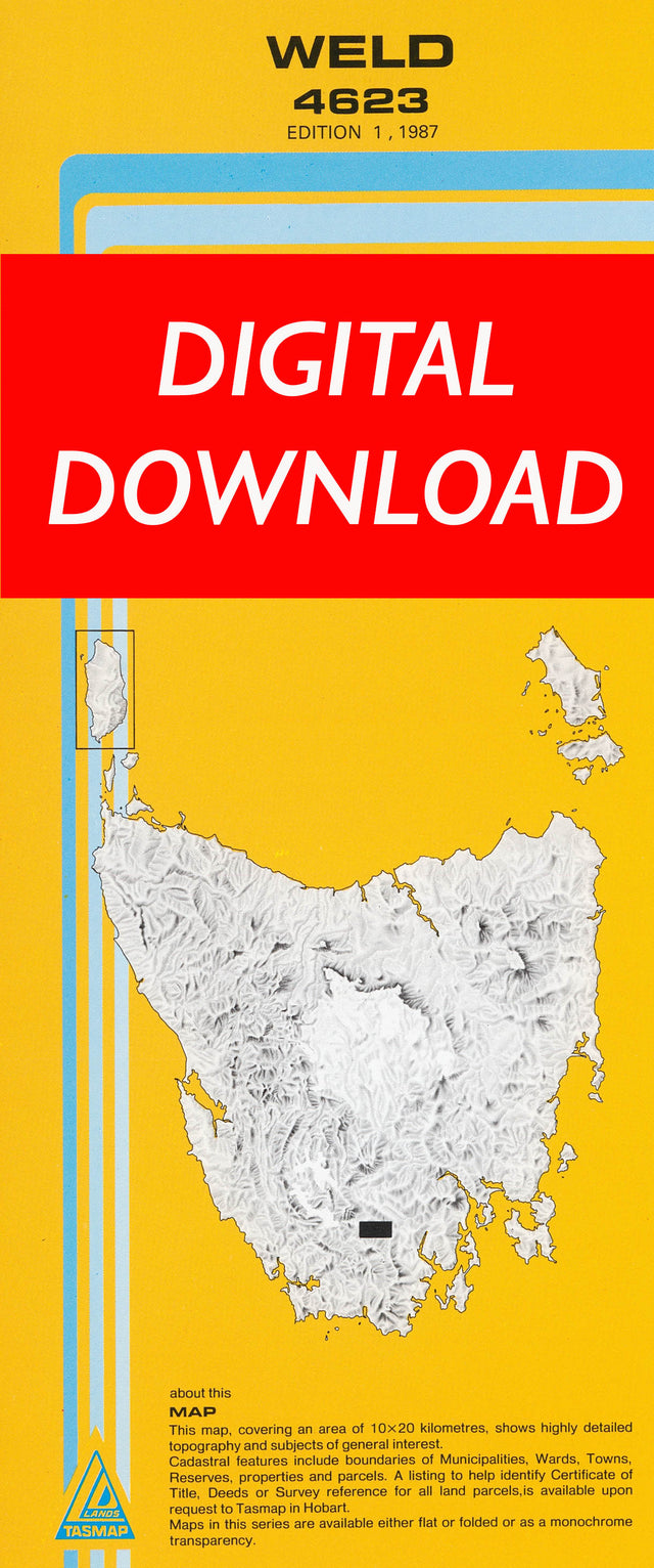 Cover of digital Weld 4623 1:25 000 map
