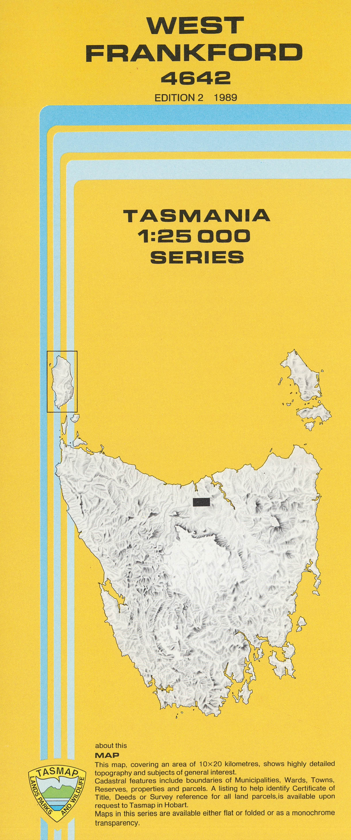 Cover of West Frankford 4642 1:25 000 map