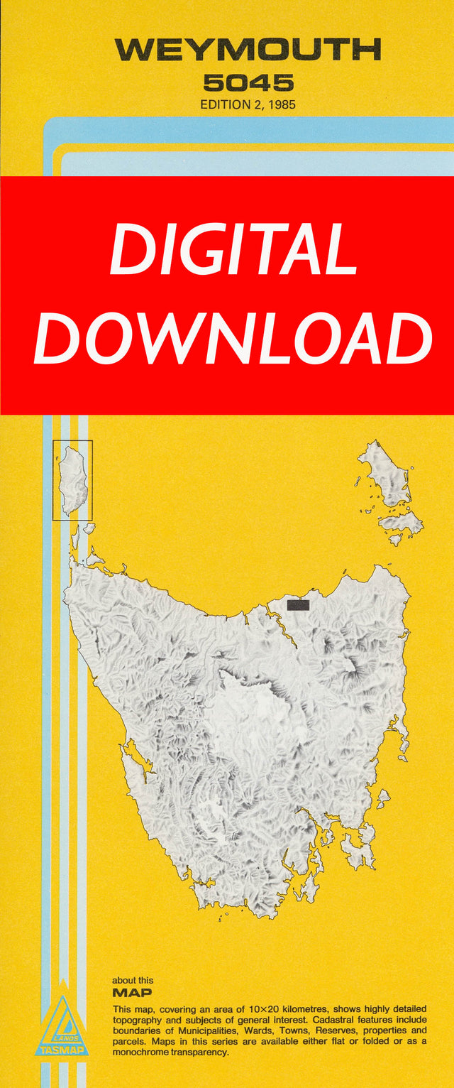 Cover of digital Weymouth 5045 1:25 000 map