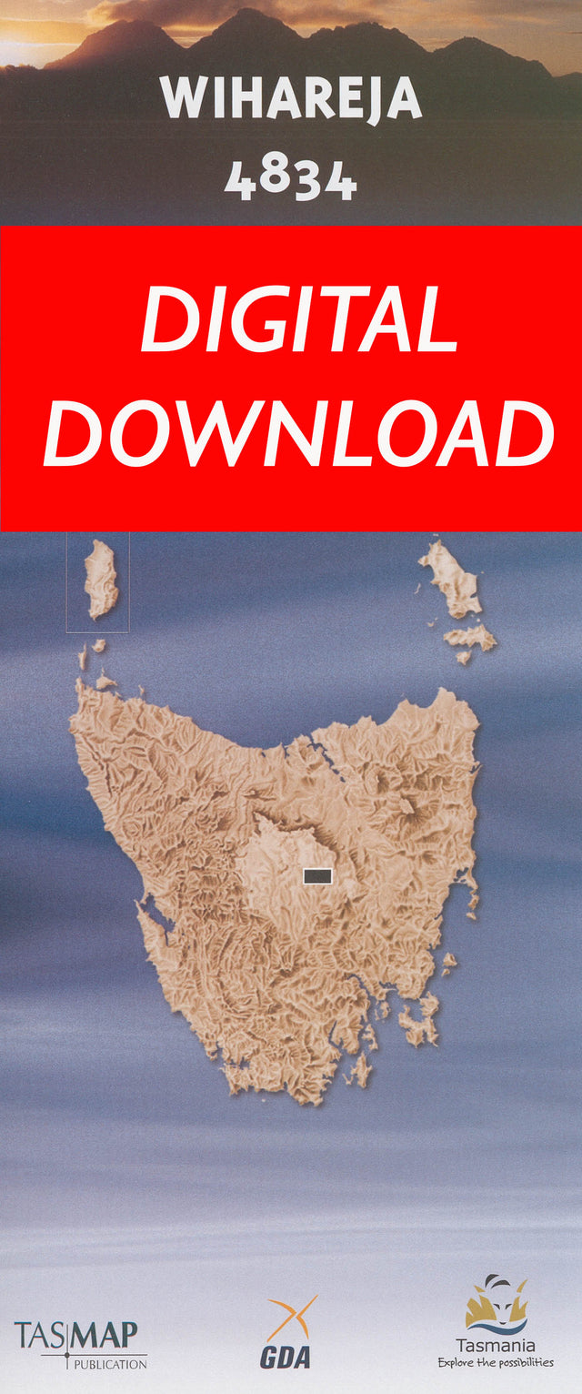Cover of digital Wihareja 4834 1:25 000 map