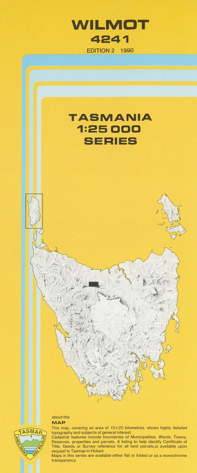 Cover of Wilmot 4241 1:25 000 map