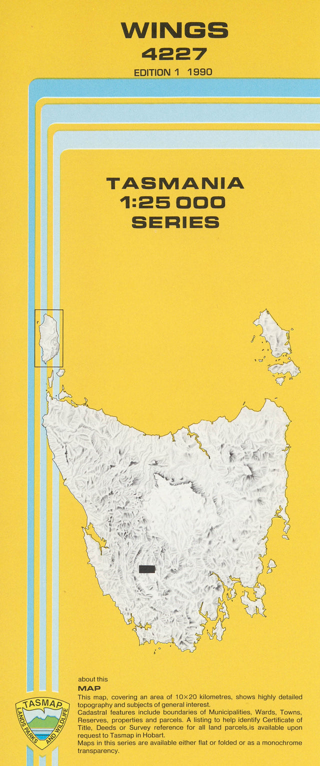 Cover of Wings 4227 1:25 000 map