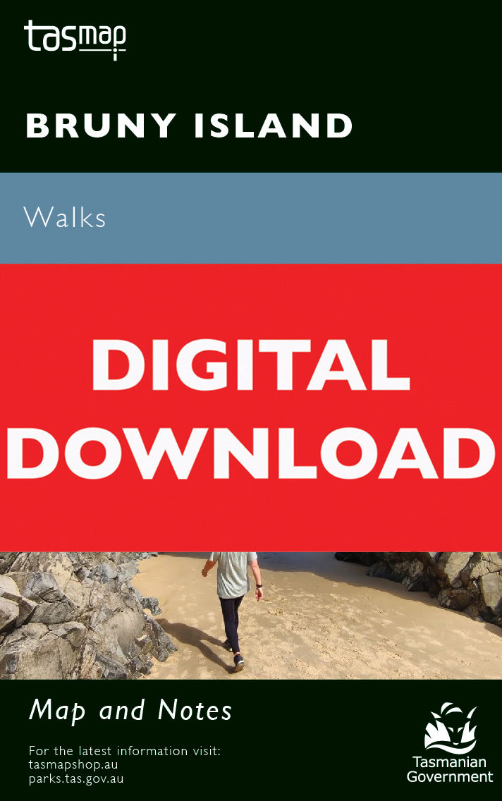 Cover of digital Bruny Island walks map