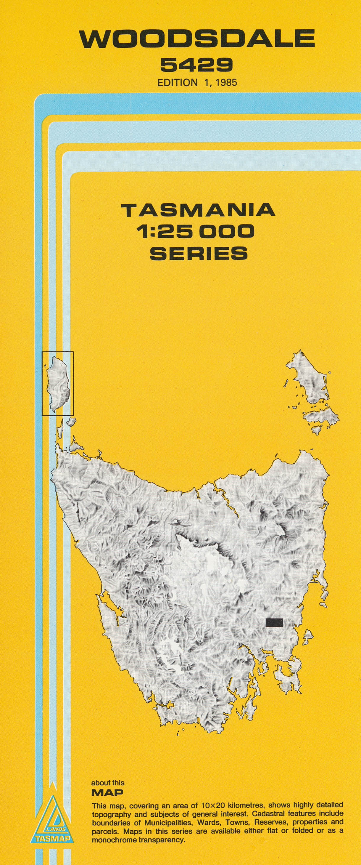 Cover of Woodsdale 5429 1:25 000 map