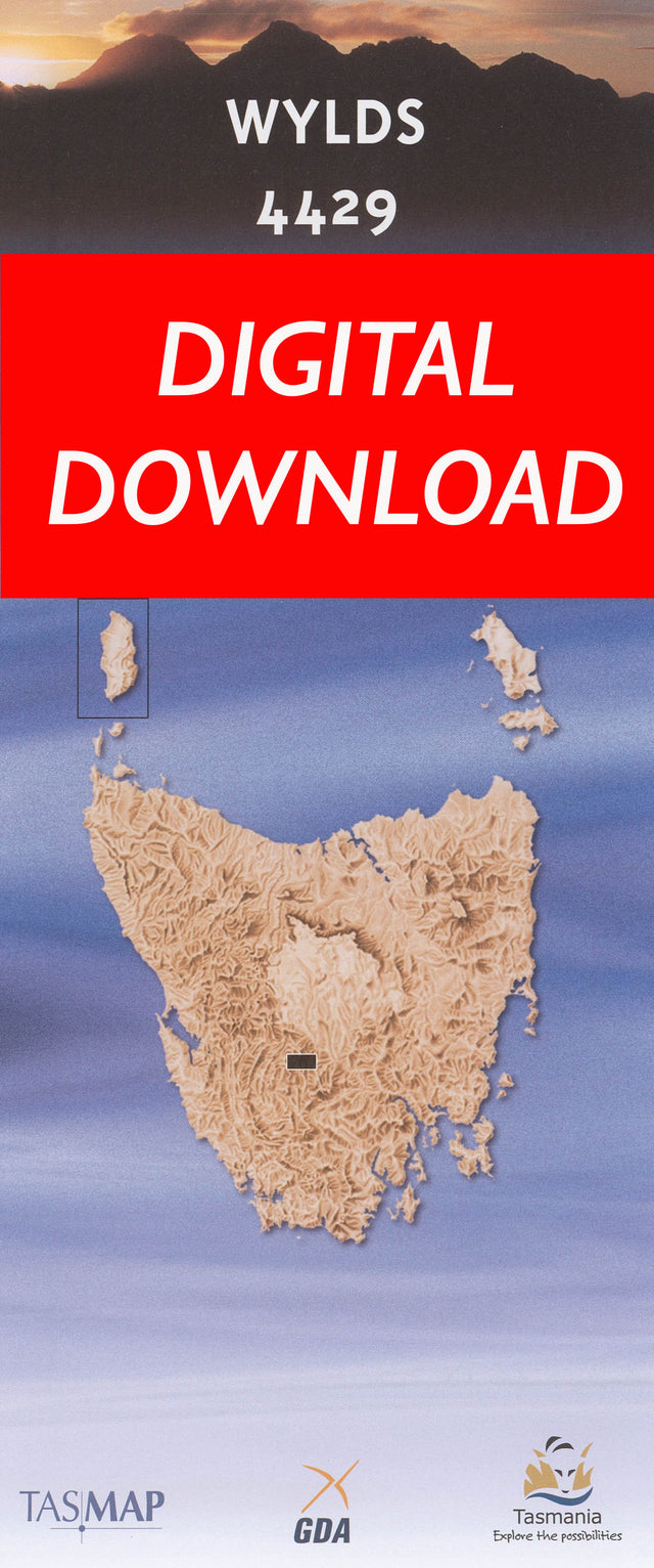 Cover of digital Wylds 4429 1:25 000 map