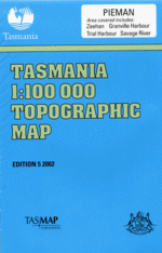 Pieman 1:100000 Topographic Map