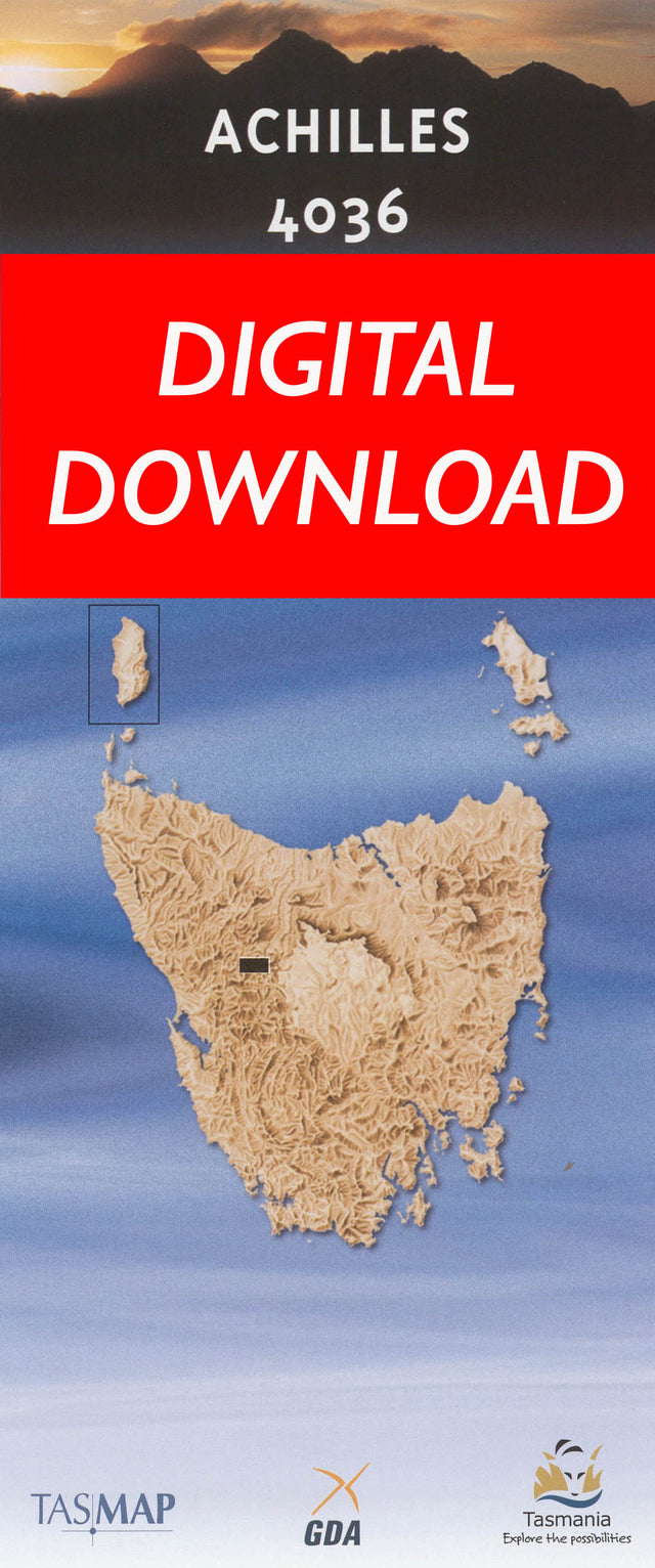 Cover of digital Achilles 4036 1:25 000 map
