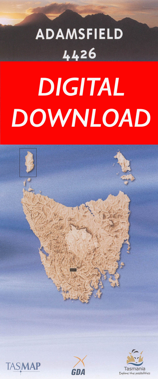Cover of digital Adamsfield 4426 1:25 000 map