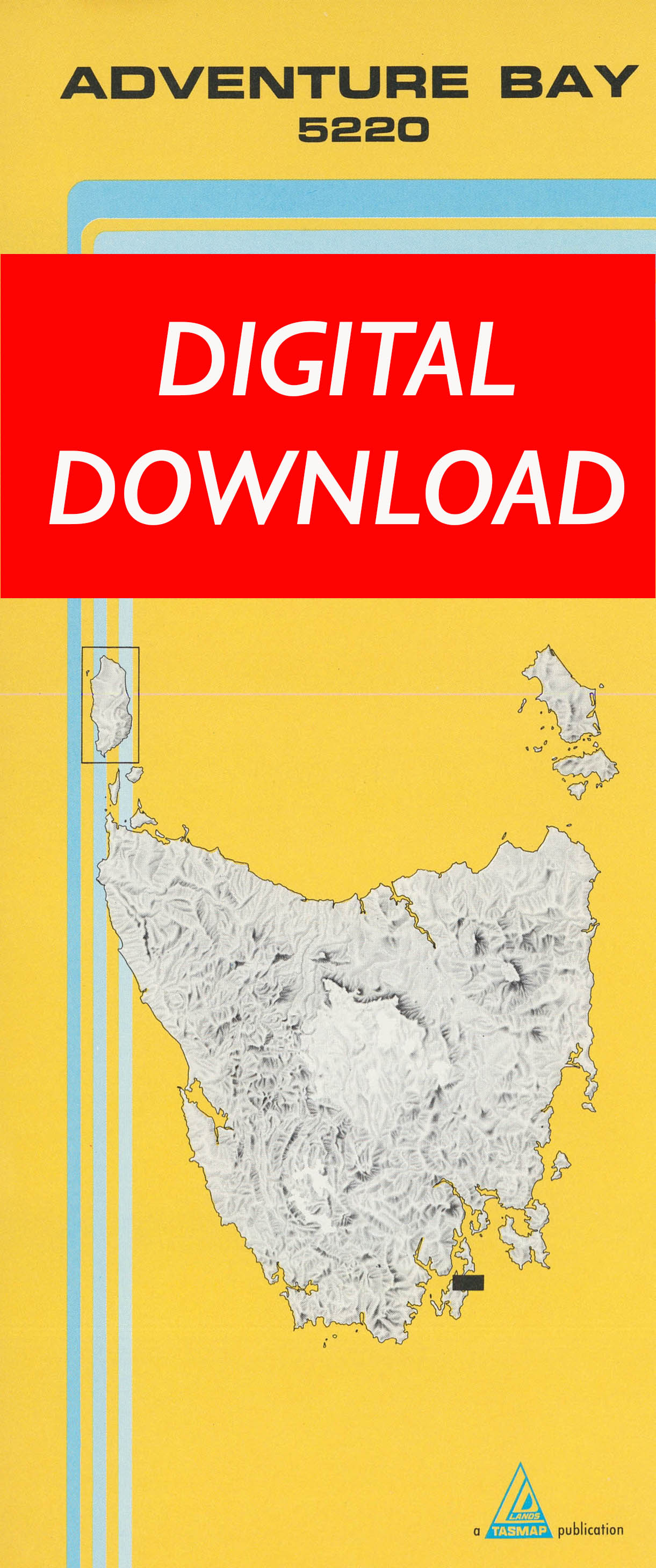 Cover of digital Adventure Bay 5220 1:25 000 map