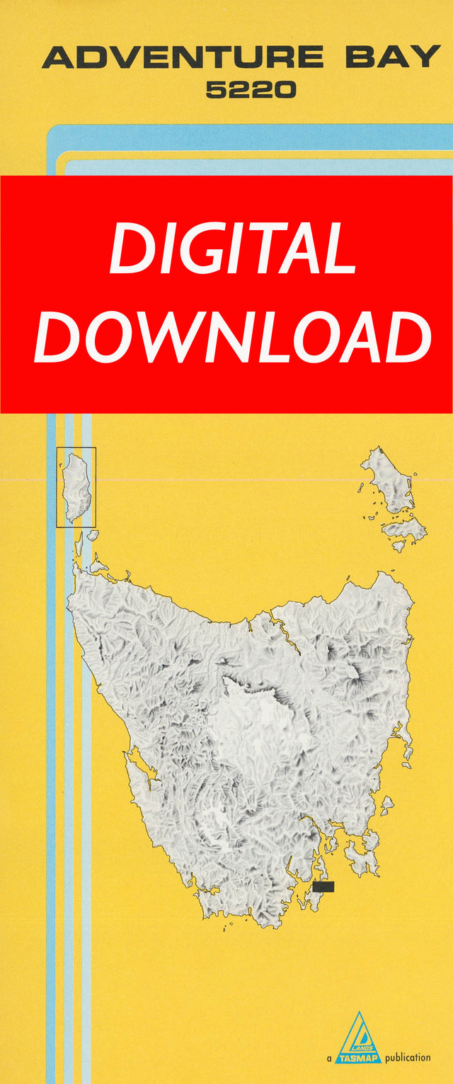 Cover of digital Adventure Bay 5220 1:25 000 map