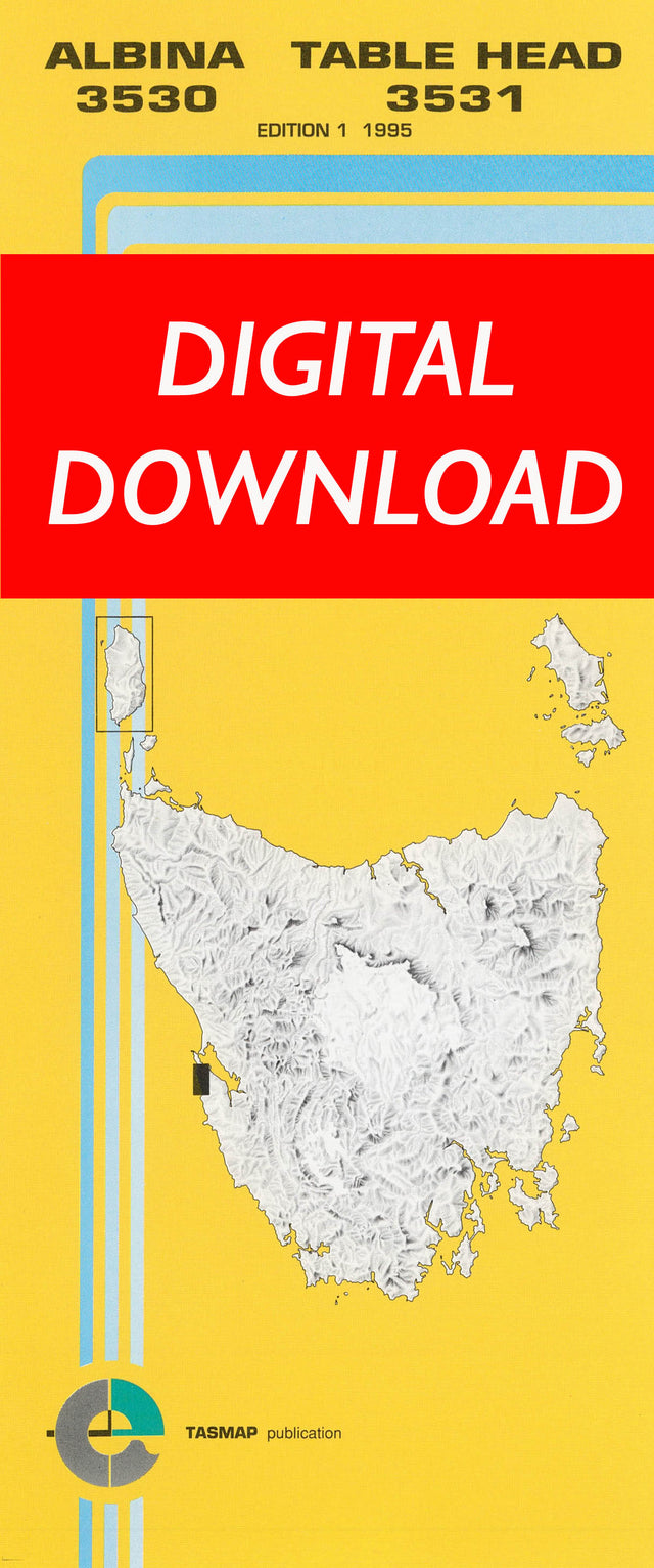 Cover of digital Albina - Table Head 3530-3531 1:25 000 map