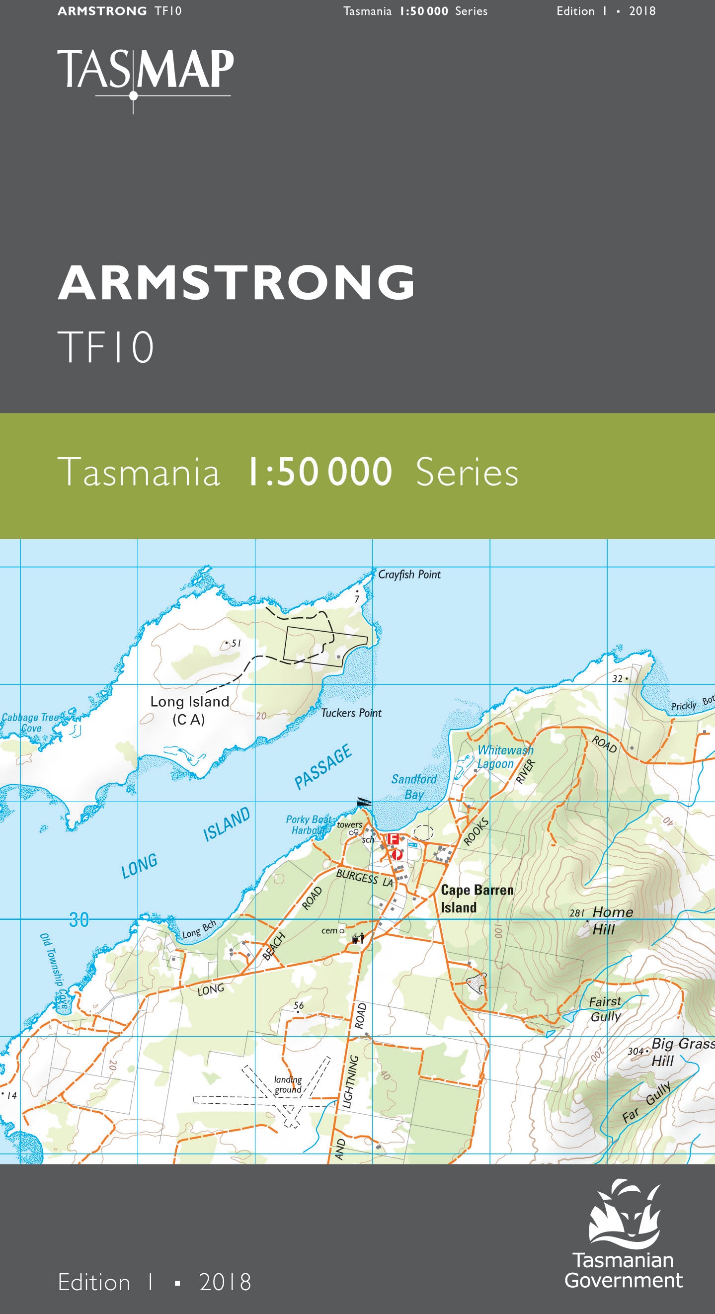 Cover of Armstrong TF10 1:50 000 Series map