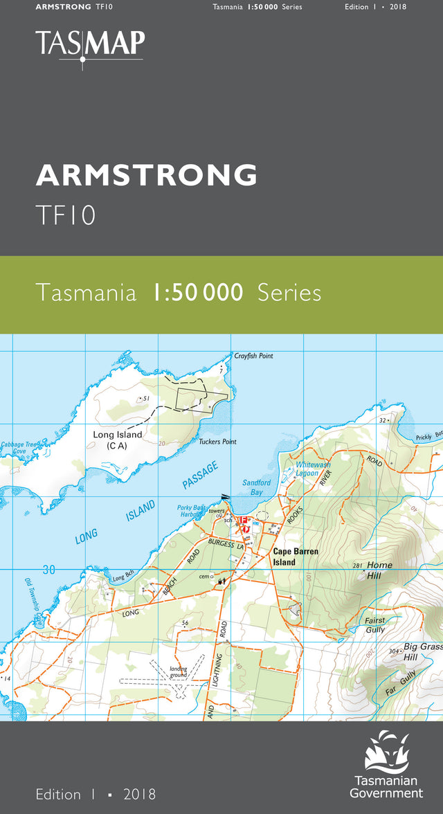 Cover of Armstrong TF10 1:50 000 Series map