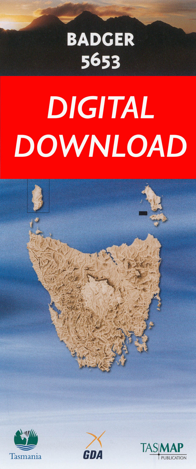 Cover of digital Badger 5653 1:25 000 map