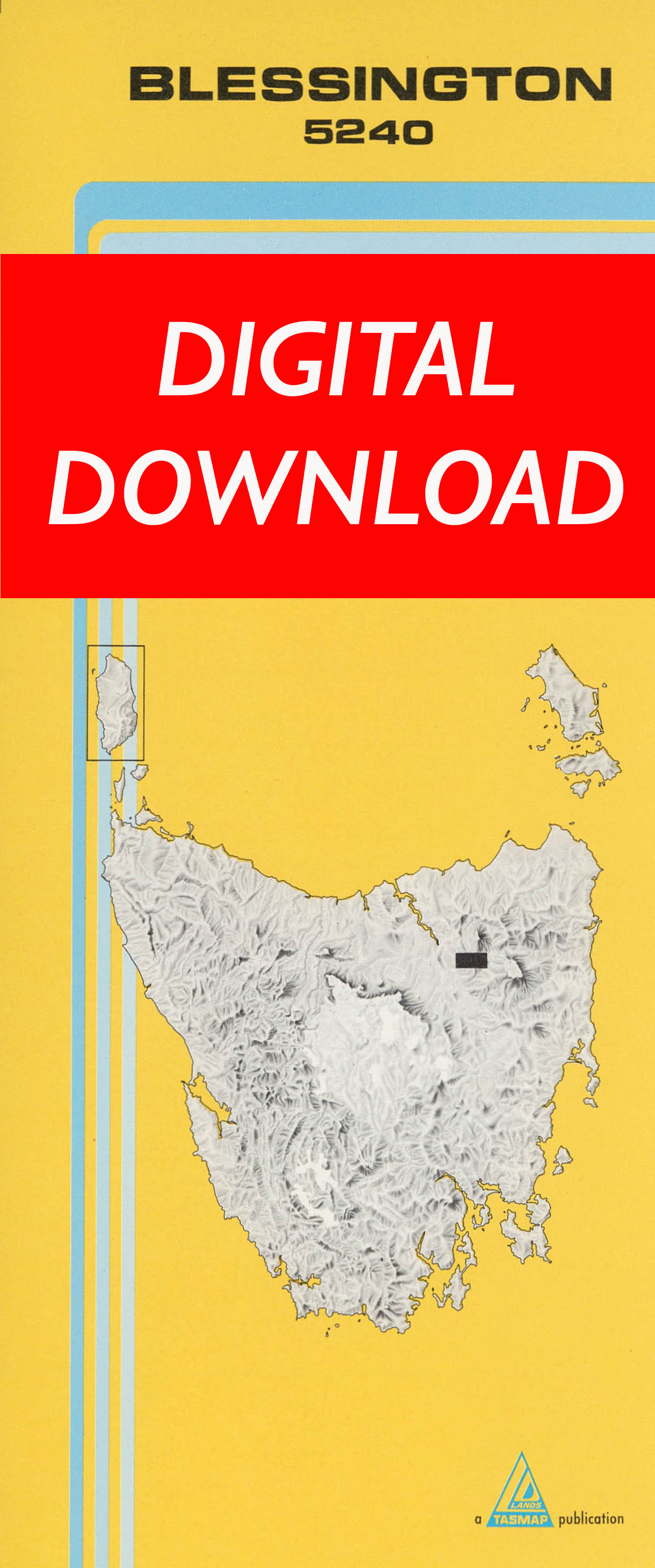 Cover of digital Blessington 5240 1:25 000 map