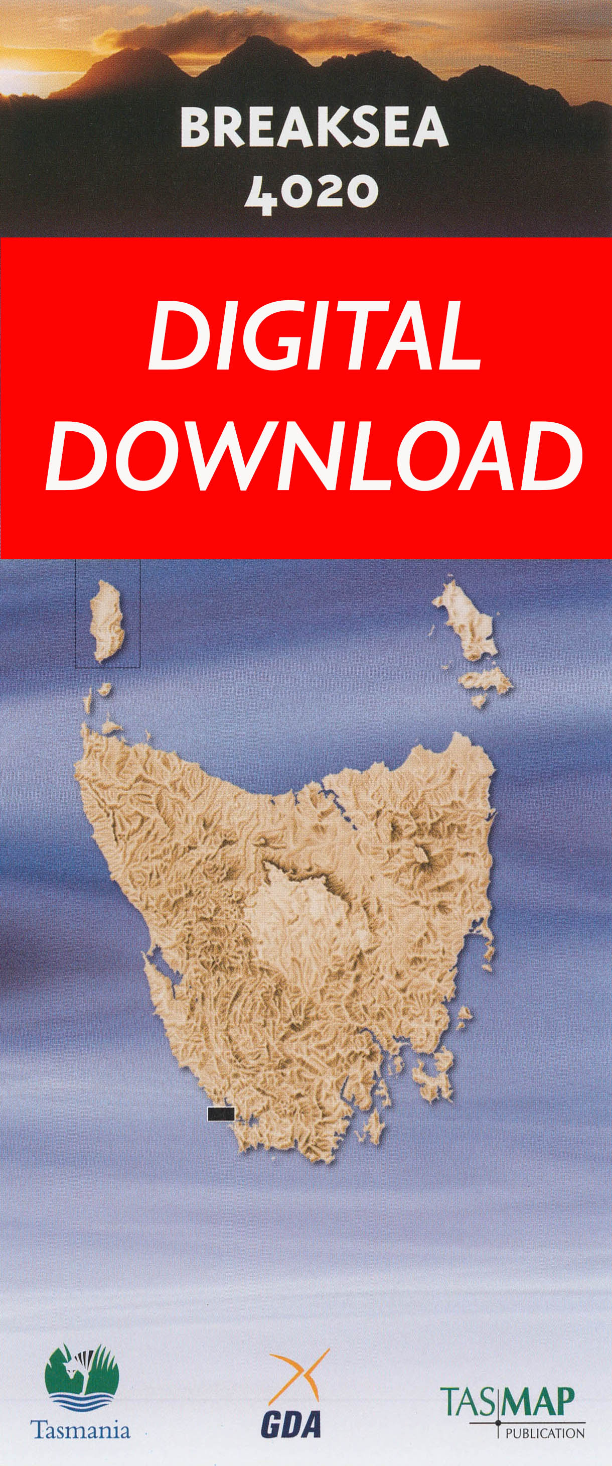 Cover of digital Breaksea 4020 1:25 000 map