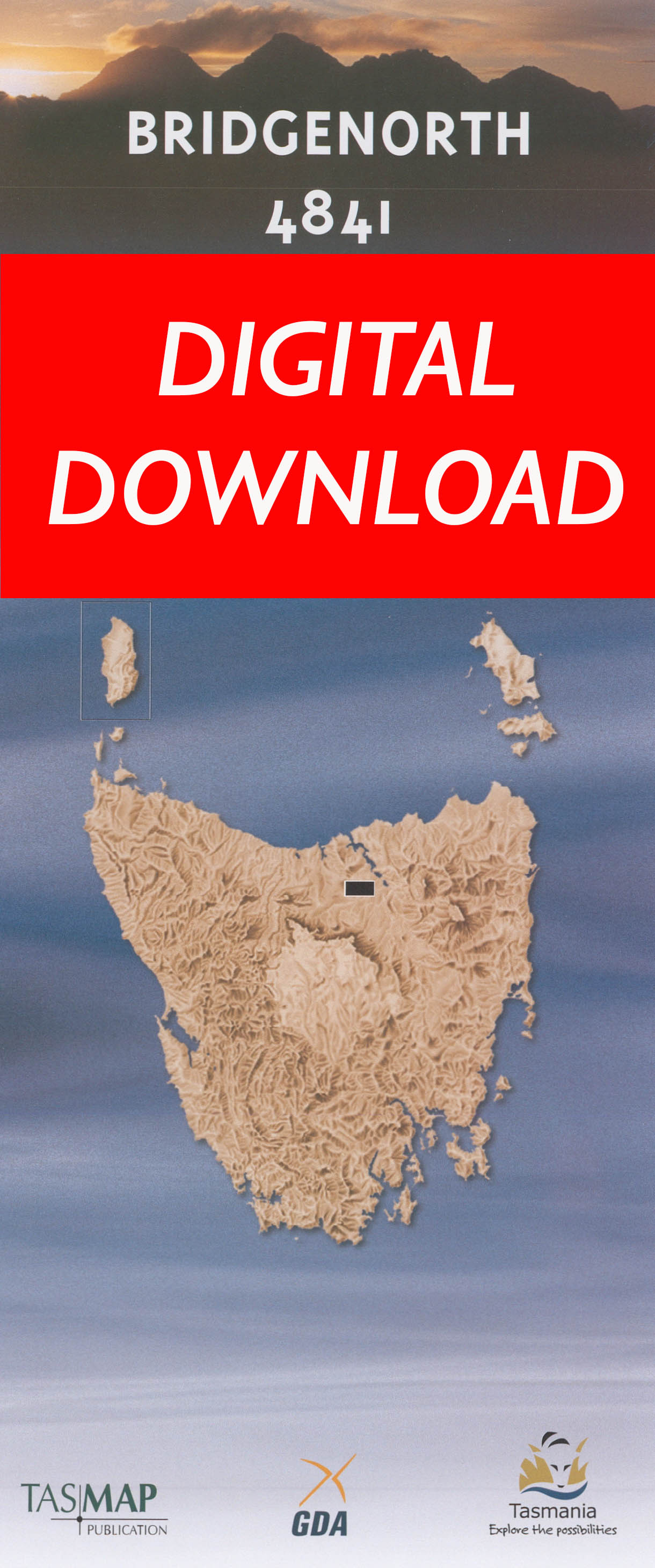 Cover of digital Bridgenorth 4841 1:25 000 map