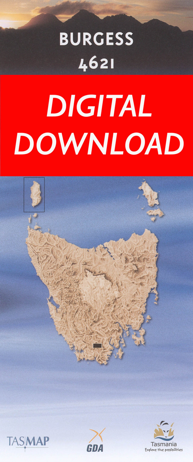 Cover of digital Burgess 4621 1:25 000 map