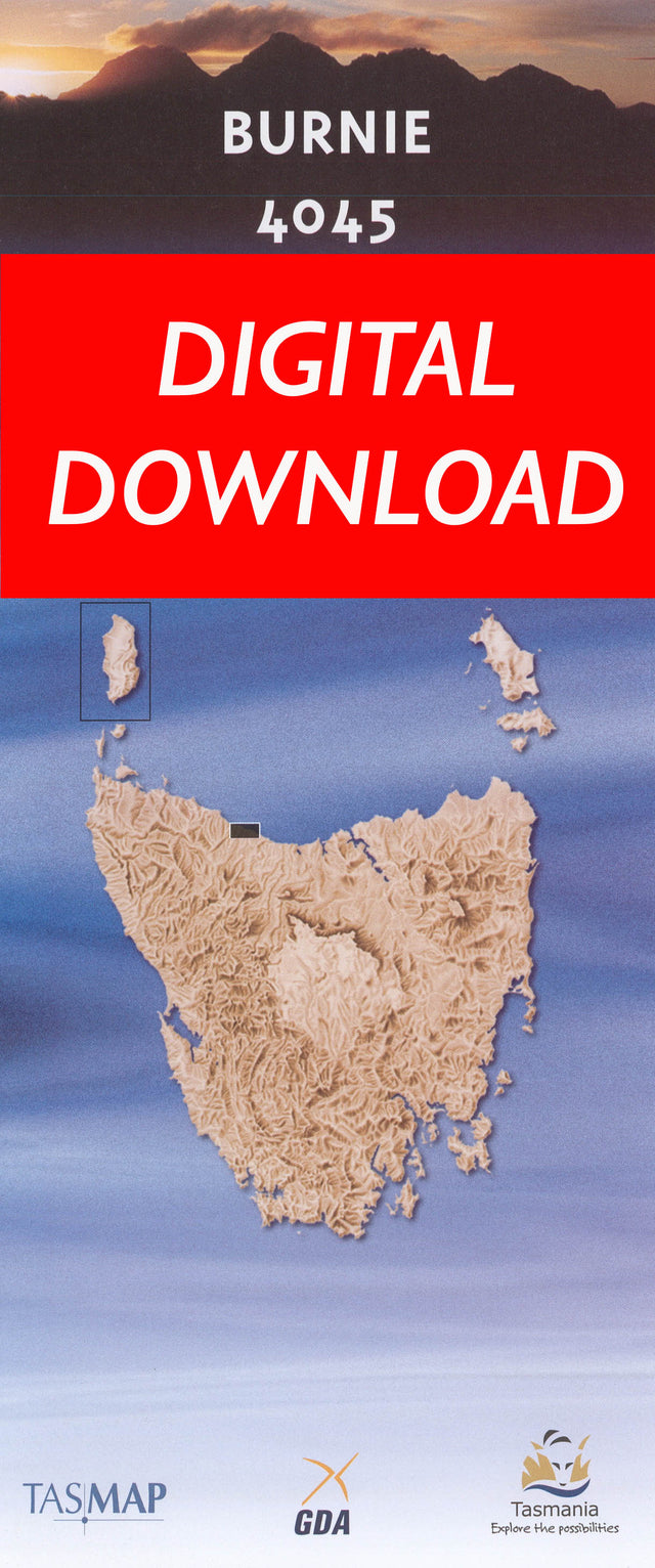 Cover of digital Burnie 4045 1:25 000 map