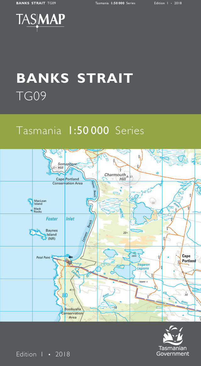 Cover of Banks Strait TG09 1:50 000 Series map