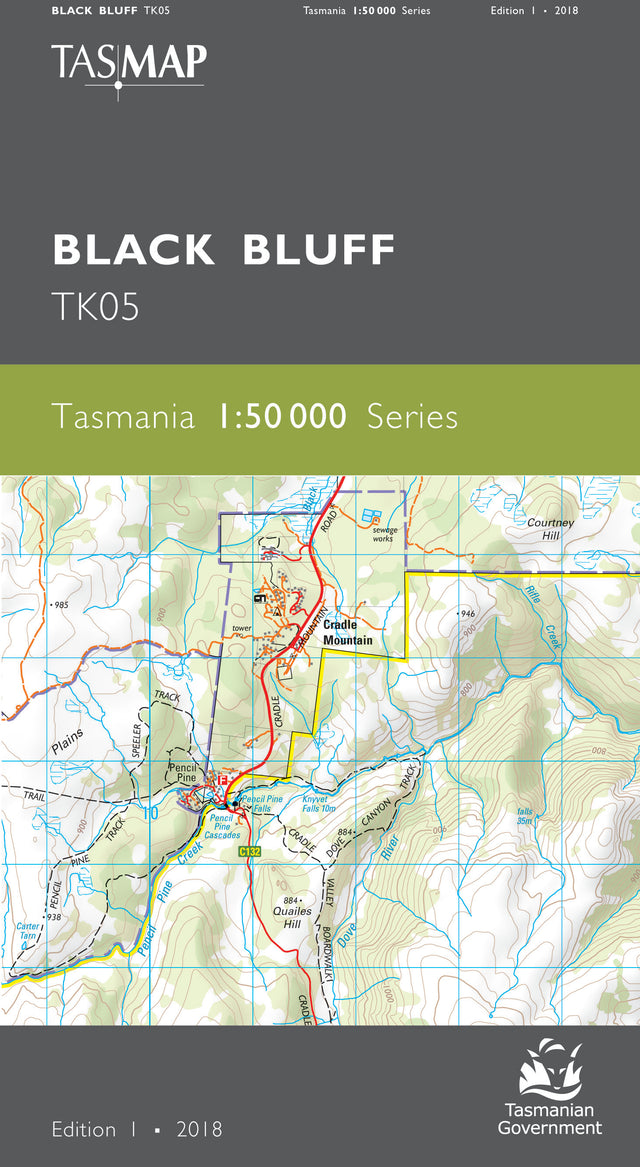 Cover of Black Bluff TK05 1:50 000 Series map