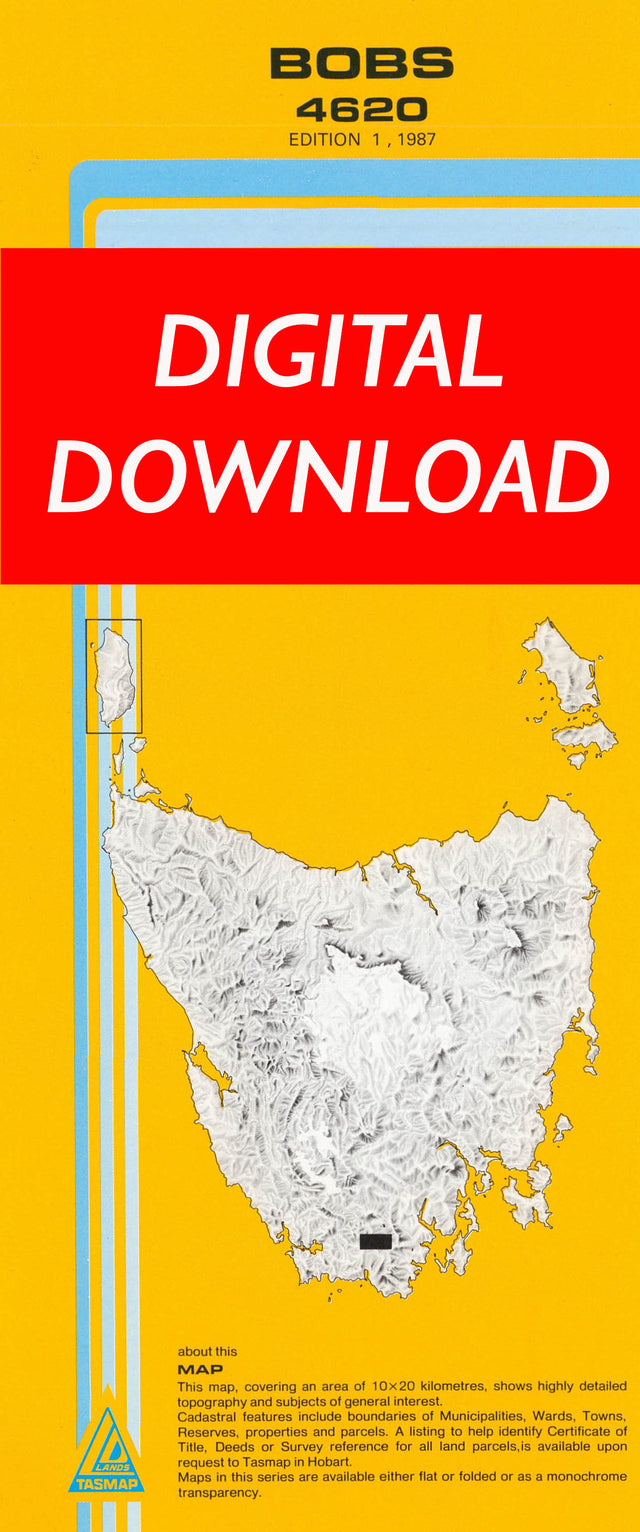 Cover of digital Bobs 4620 1:25 000 map