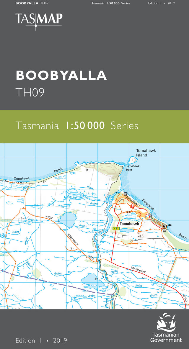 Cover of Boobyalla TH09 1:50 000 Series map