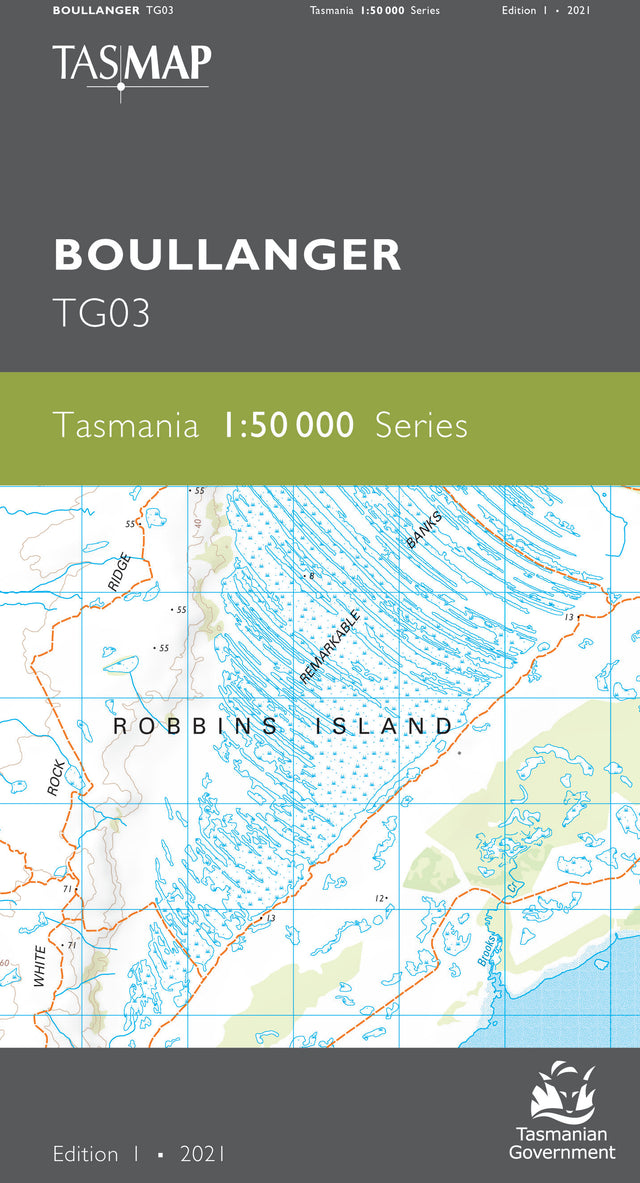 Cover of Boullanger TG03 1:50 000 Series map