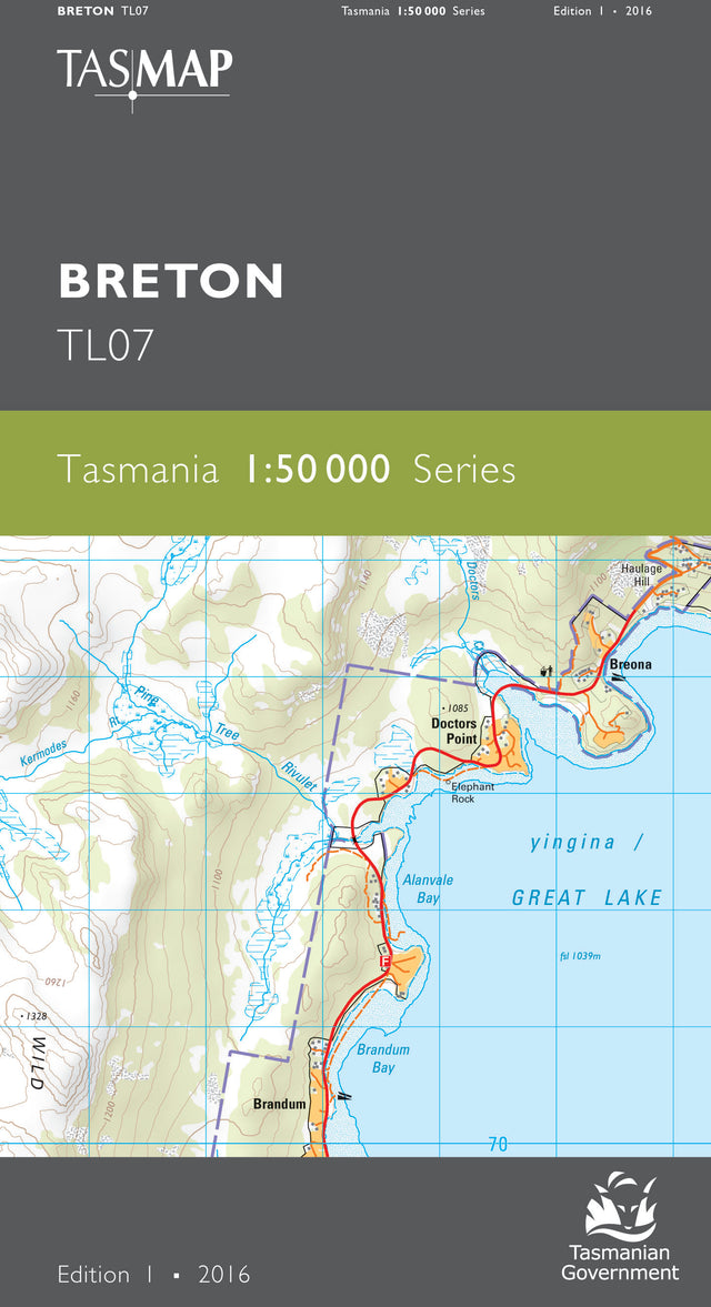 Cover of Breton TL07 1:50 000 Series map