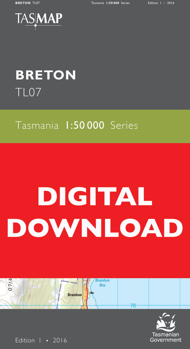 Cover of Breton digital TL07 1:50 000 Series map