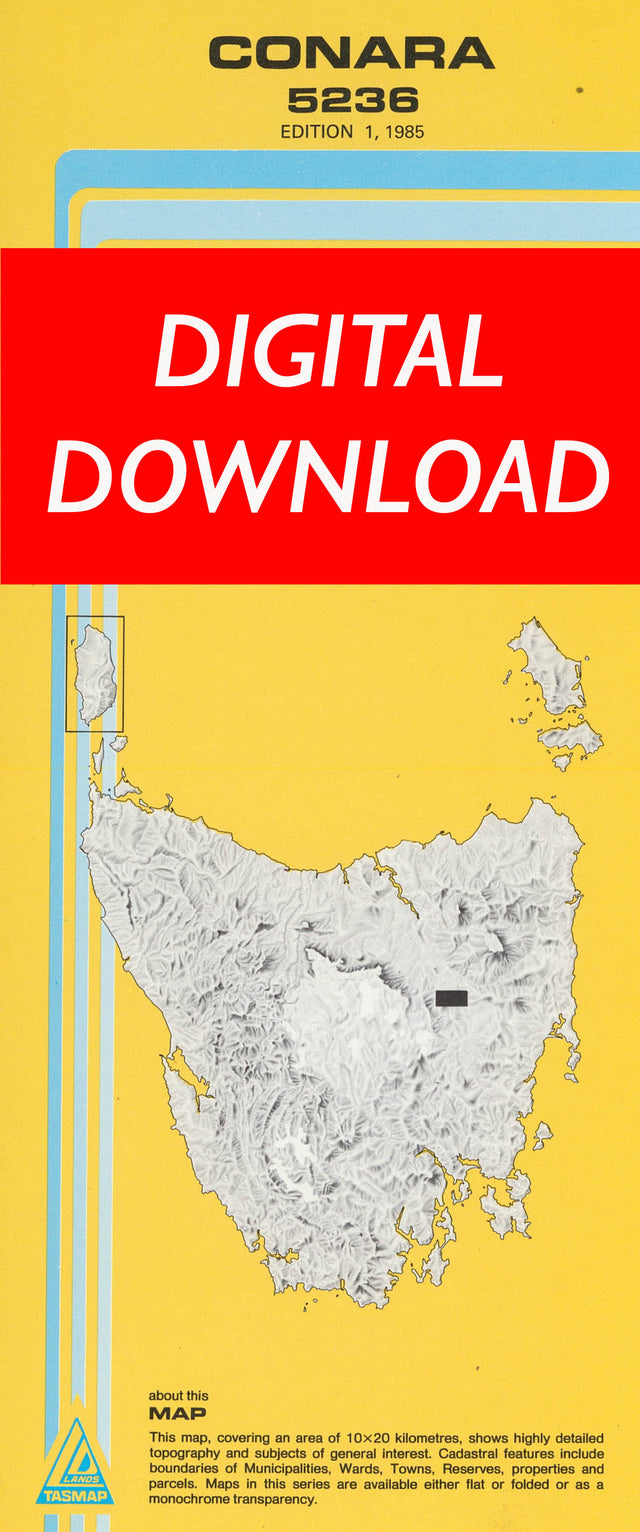 Cover of digital Conara 5236 1:25 000 map