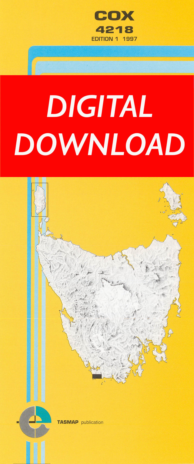 Cover of digital Cox 4218 1:25 000 map