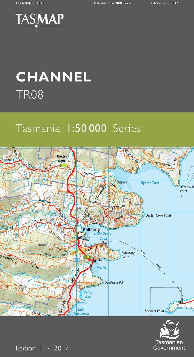 Cover of Channel TR08 1:50 000 Series map
