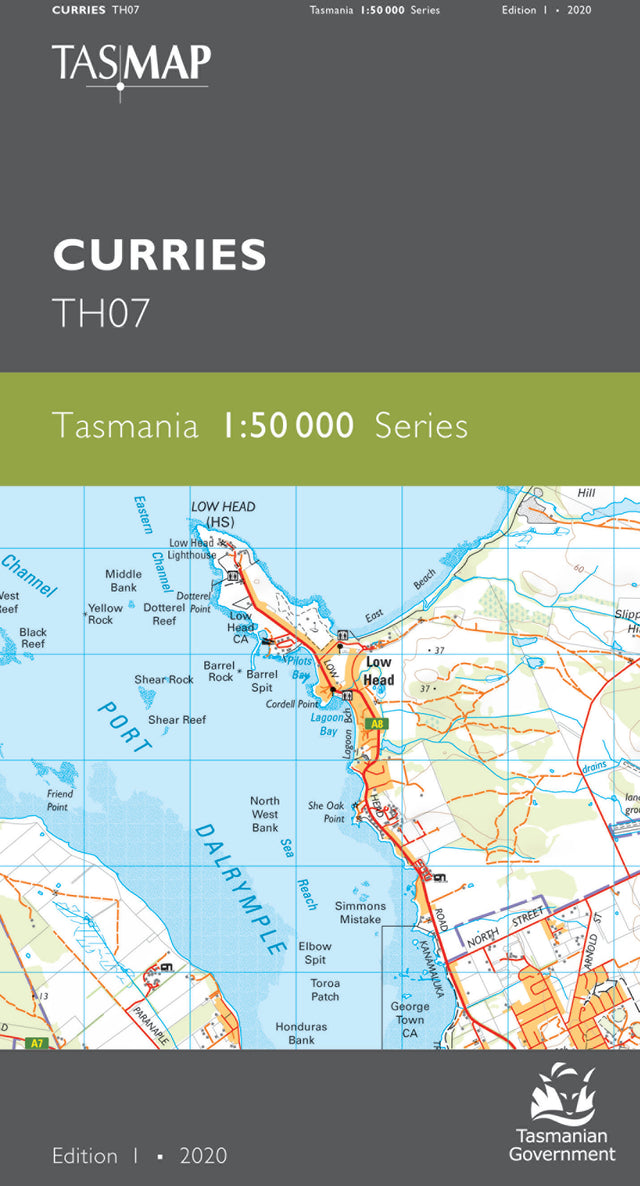 Cover of Curries TH07 1:50 000 Series map