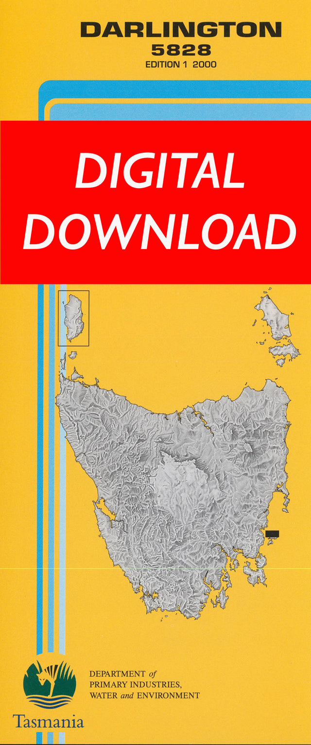 Cover of digital Darlington 5828 1:25 000 map